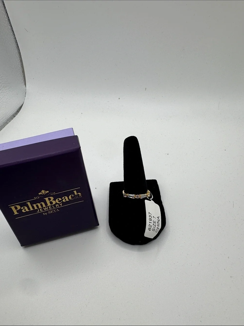 Jewelry Two-Tone CZ Accent Women's Ring - Gold and Silver